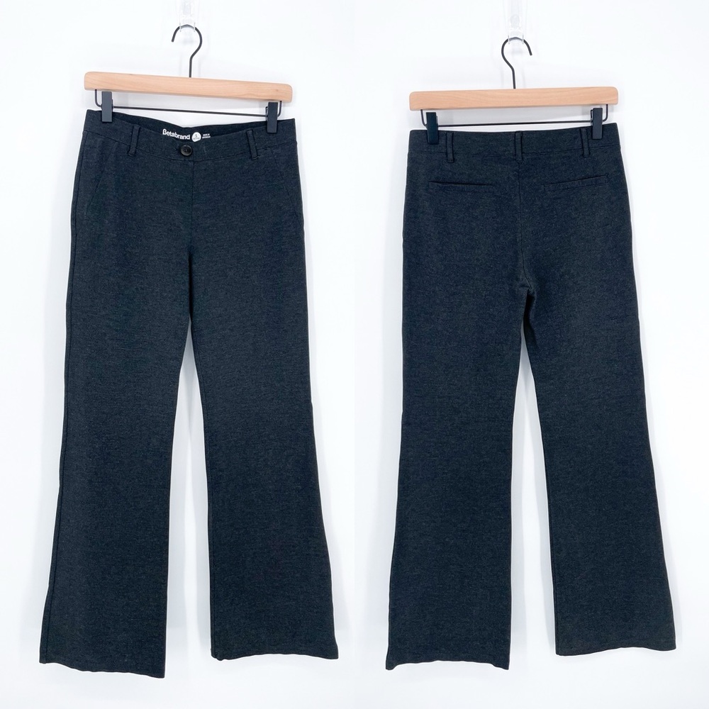 ☀️ 3/$25 Betabrand Bootcut Classic Dress Pant Yoga Pant Gray Size SP